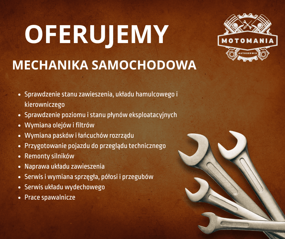 Oferta napraw samochodowych