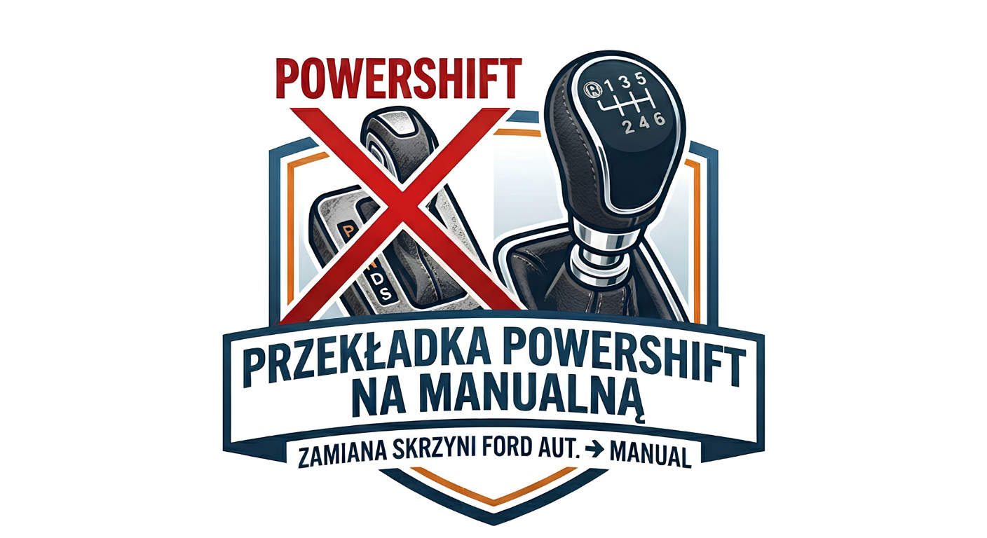 Przekładka skrzyni automatycznej PowerShift na Manual